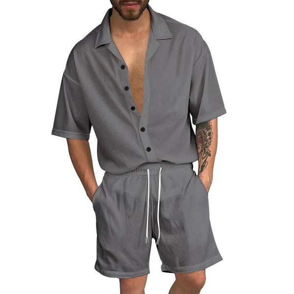 Ryland - Timeless Men's Shirt Short Set