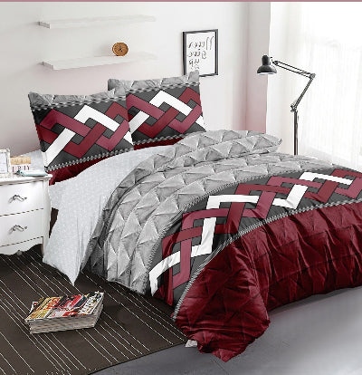 4-Piece Set + Fitted Sheet & Duvet Cover  – Ultimate Comfort & Style