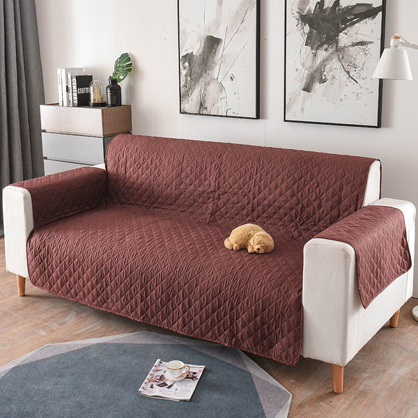 Snug Fit Quilted Pet Sofa Cover