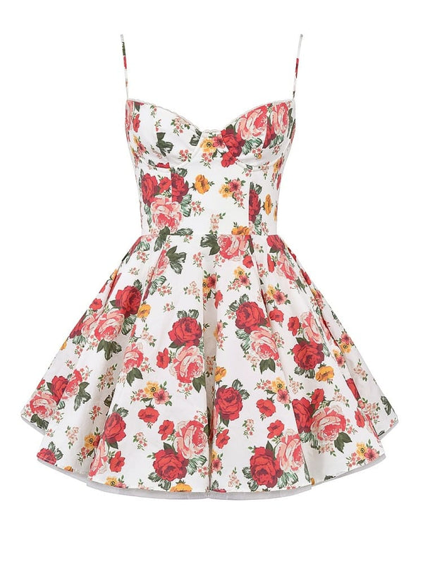 Jubilee - Elegant Floral Mini Dress