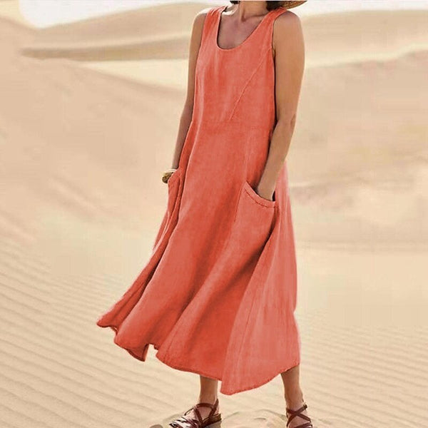 Lily - Versatile Long Dress with Pockets