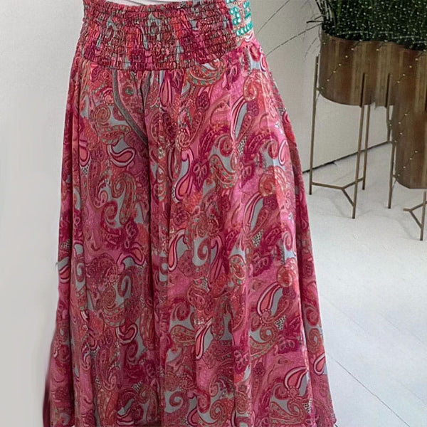 Fleur- Paisley Culottes Pants