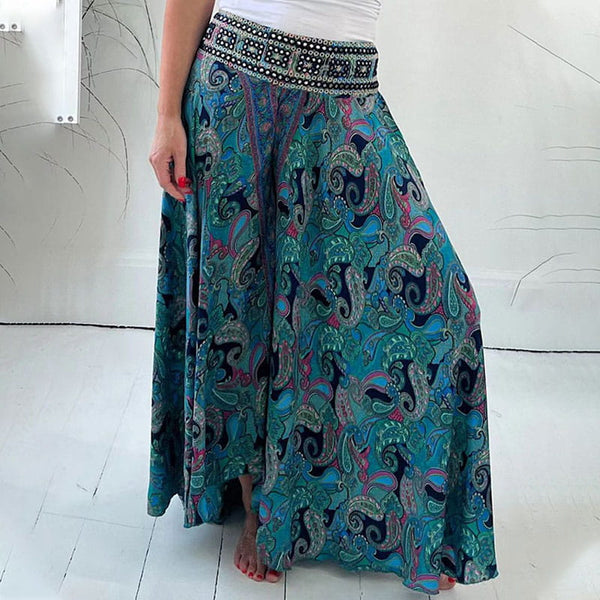 Fleur- Paisley Culottes Pants