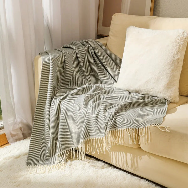 CozyNest - Large Sofa Bed Throw Blanket - Ultra-Soft & Warm